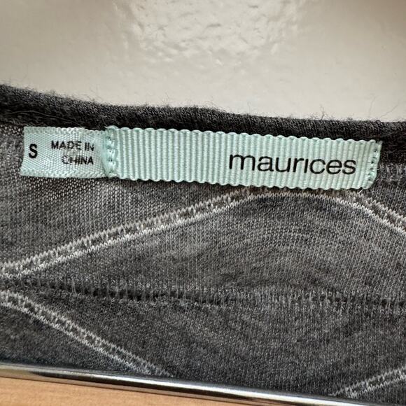 Maurices Charcoal Gray Sleeveless Empire Dress - Picture 5 of 7